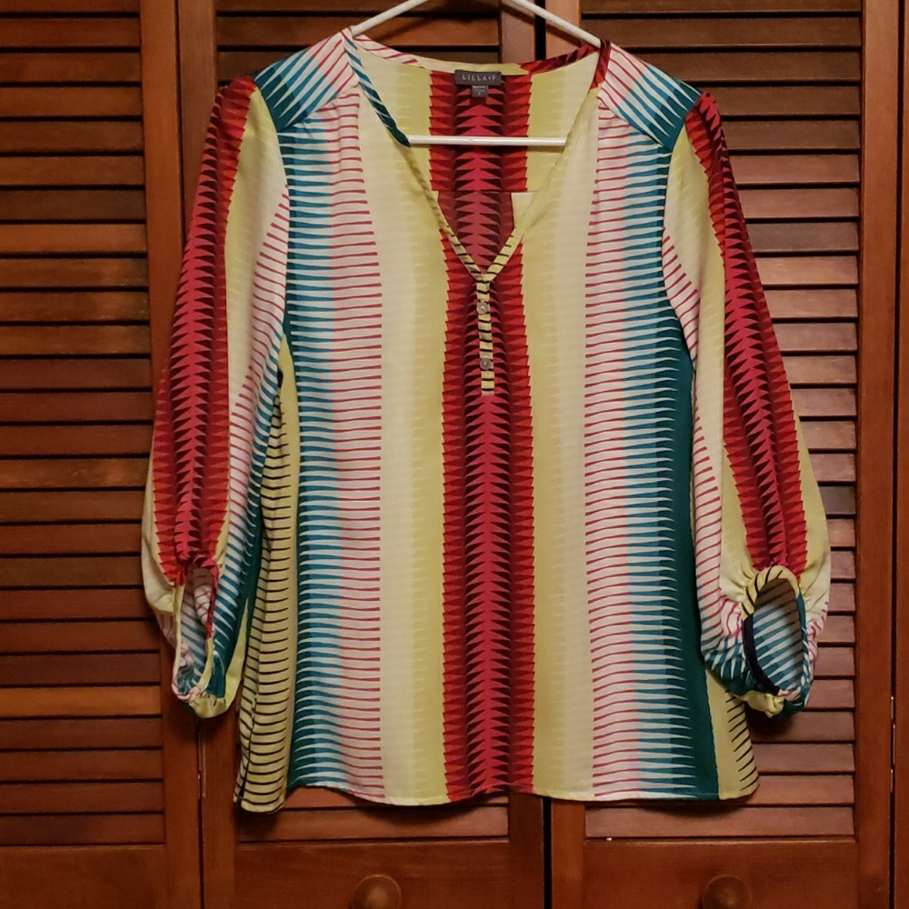 Colorful flowly tunic
